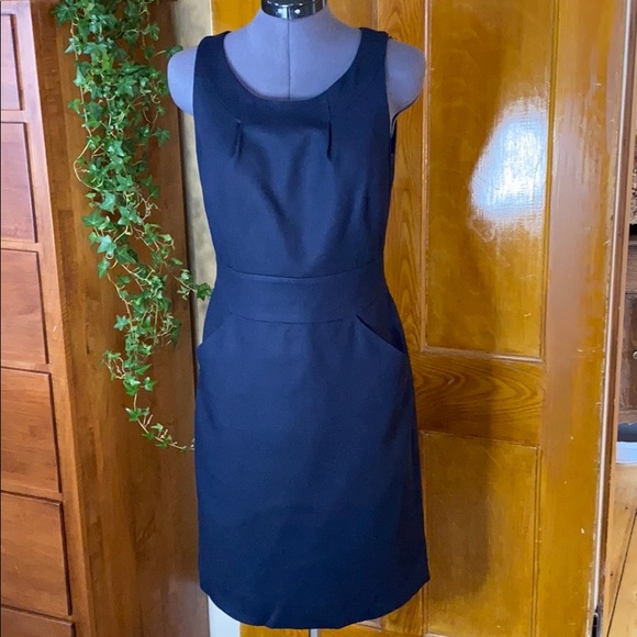 ⚓️ J.Crew Navy Sheath Dress - Picture 1 of 4